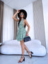 "COSMOPOLITAN" floral dress - green
